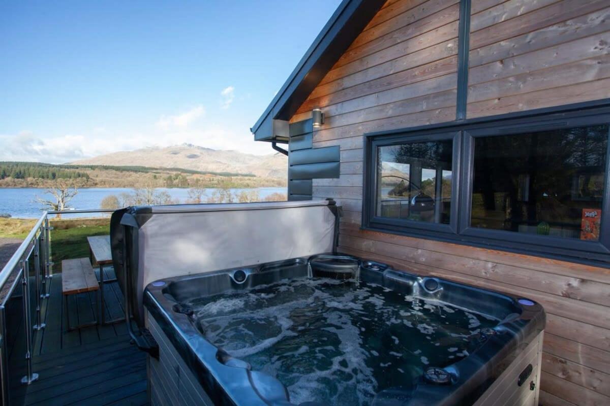 New Build Lodge With Stunning Views Of Loch Awe Hayfield  Dış mekan fotoğraf