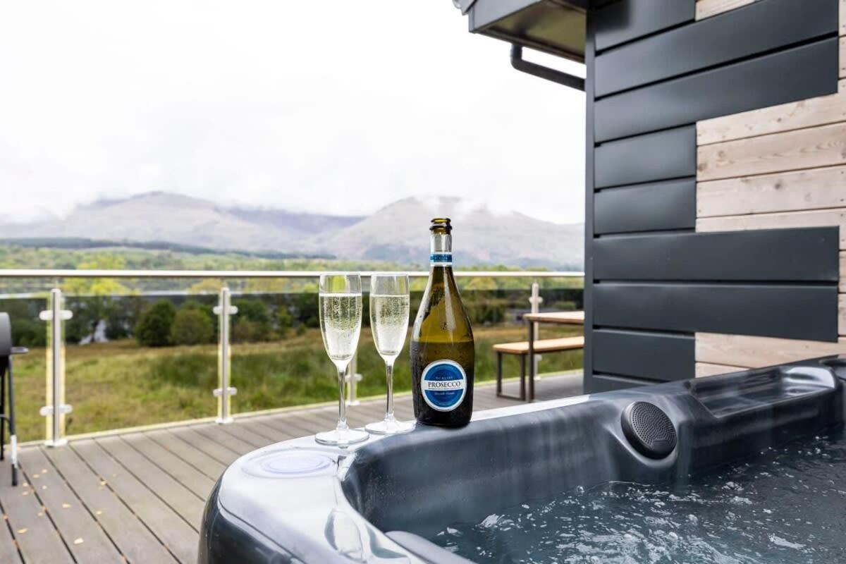 New Build Lodge With Stunning Views Of Loch Awe Hayfield  Dış mekan fotoğraf