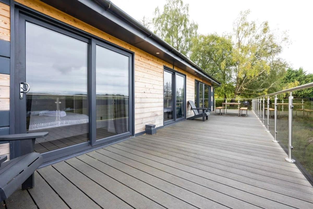 New Build Lodge With Stunning Views Of Loch Awe Hayfield  Dış mekan fotoğraf