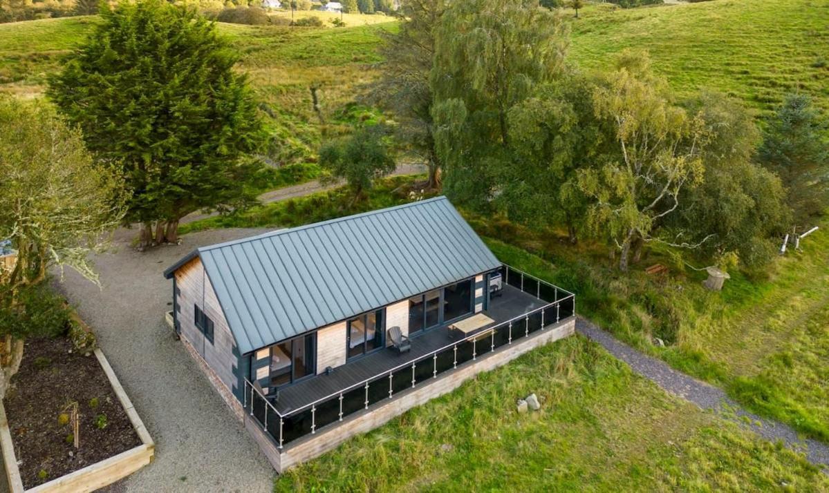 New Build Lodge With Stunning Views Of Loch Awe Hayfield  Dış mekan fotoğraf