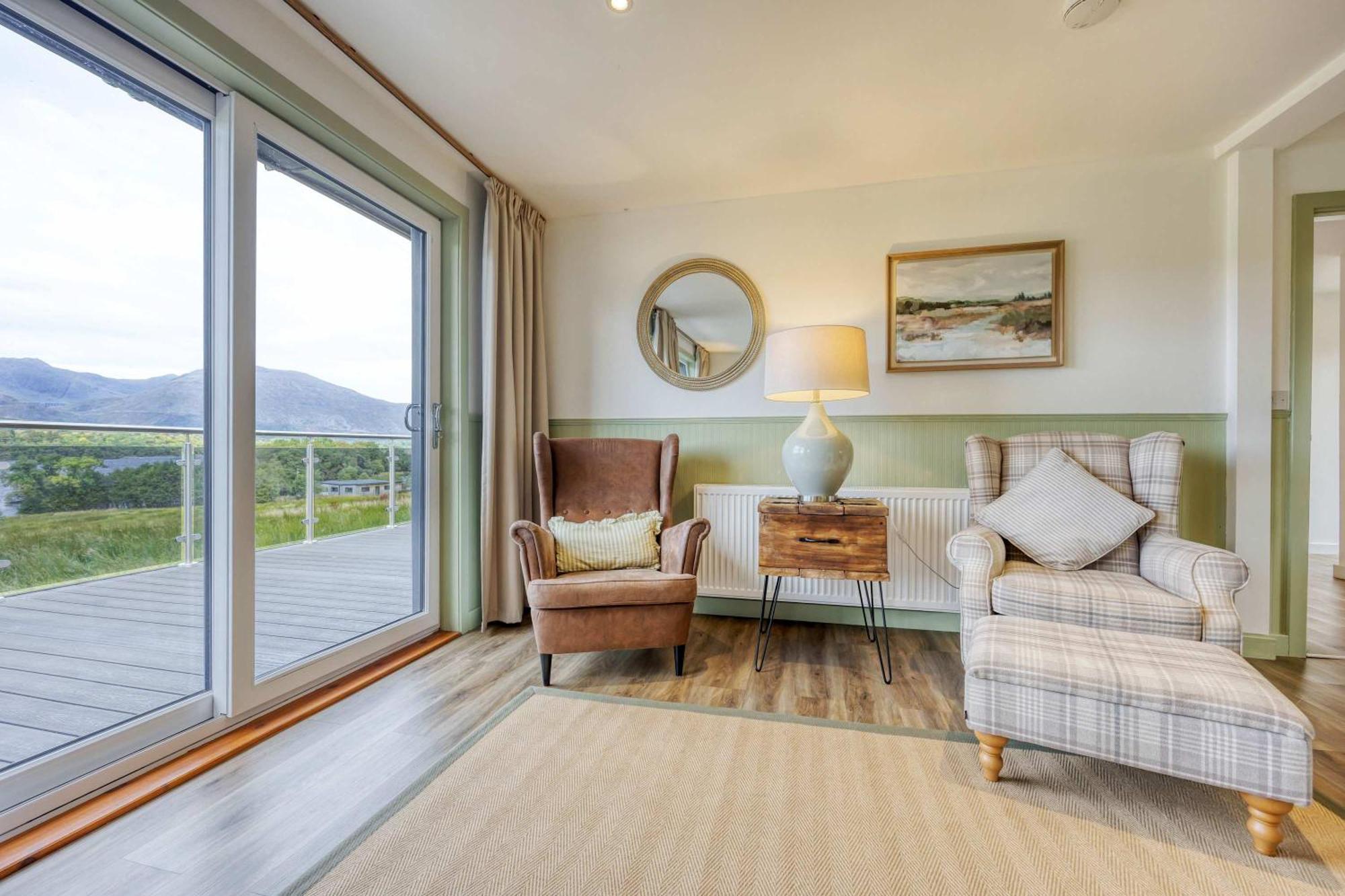 New Build Lodge With Stunning Views Of Loch Awe Hayfield  Dış mekan fotoğraf