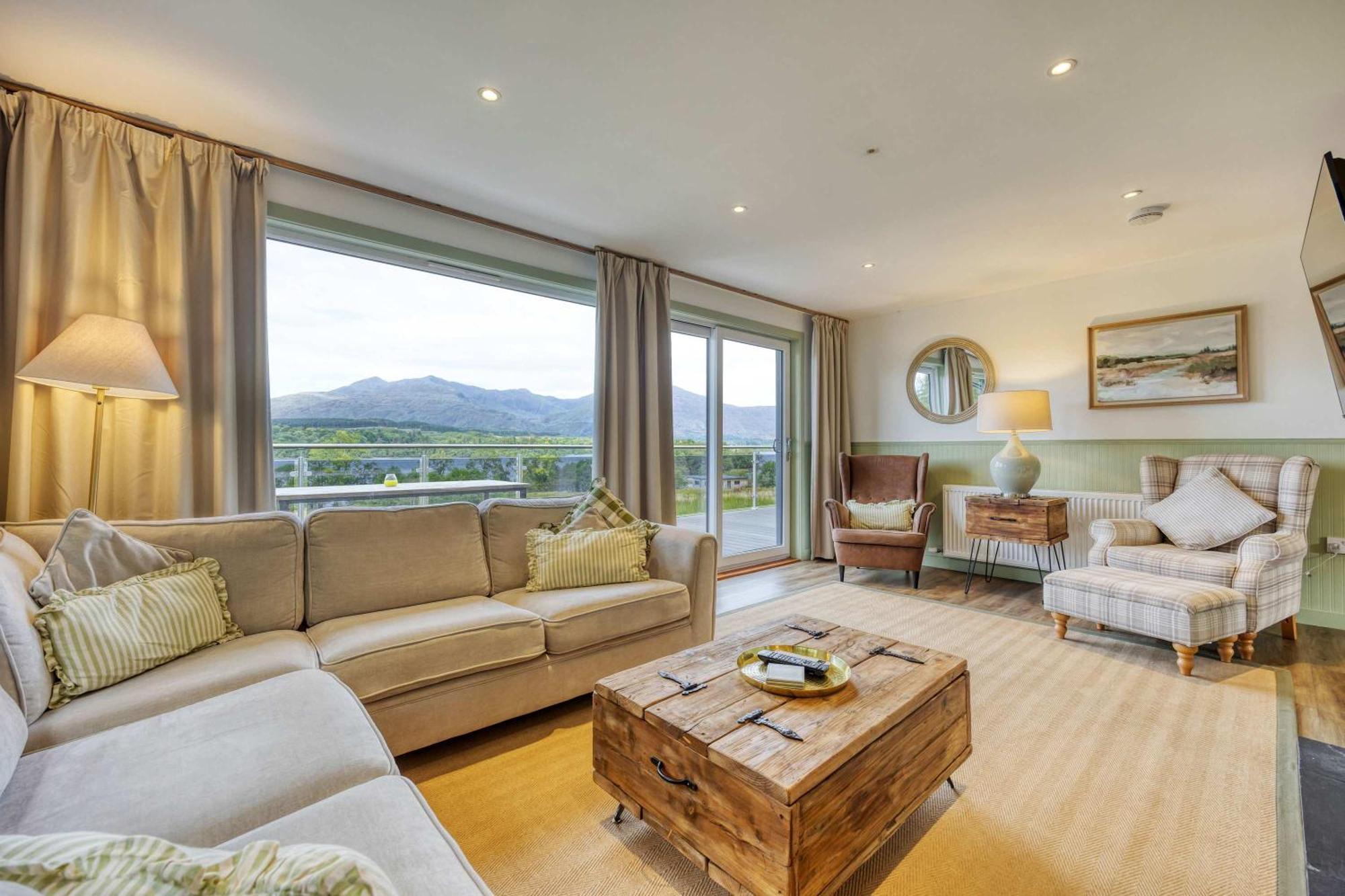 New Build Lodge With Stunning Views Of Loch Awe Hayfield  Dış mekan fotoğraf